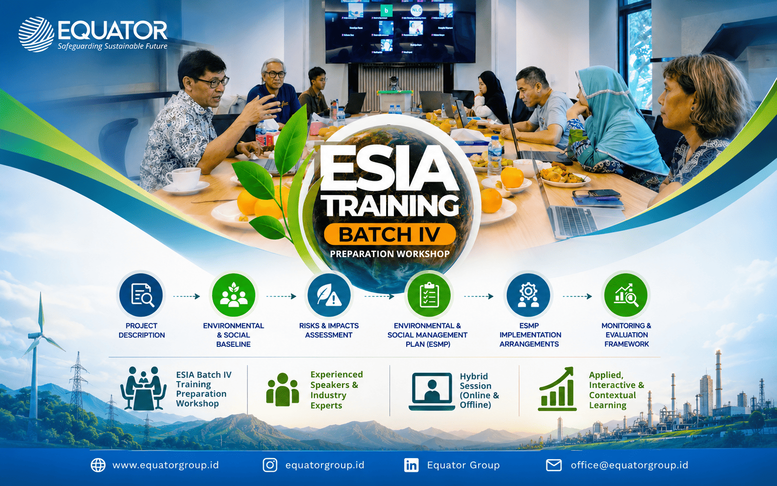 Persiapan Pelatihan ESIA Batch IV Dibahas dalam Konsinyasi di Bogor