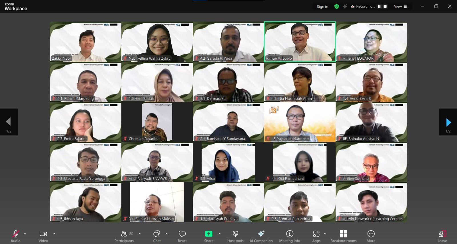 Pelatihan ESIA Batch III